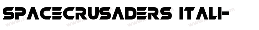 SpaceCrusaders itali字体转换